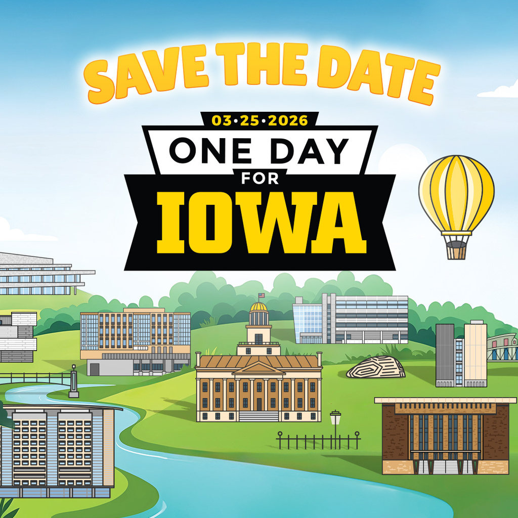 One Day for Iowa | The University of Iowa's Annual Giving Day promotional image