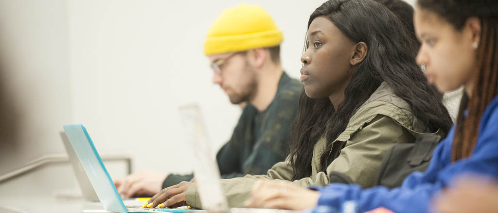Damani Phillips in the Classroom